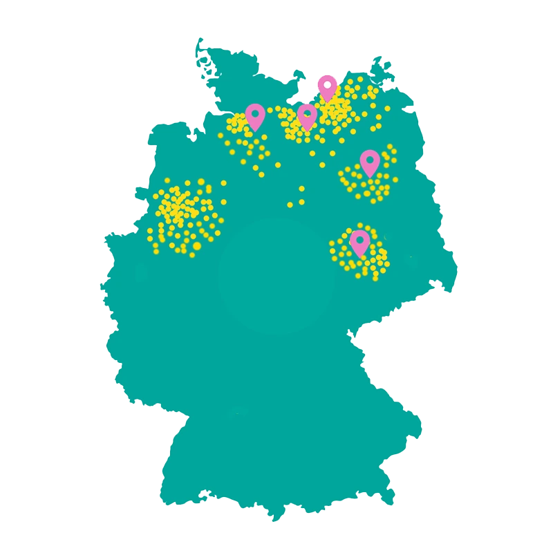 Photovoltaik auf dem Dach - Zahlreiche installierte PV-Anlagen von fri Energy bundesweit