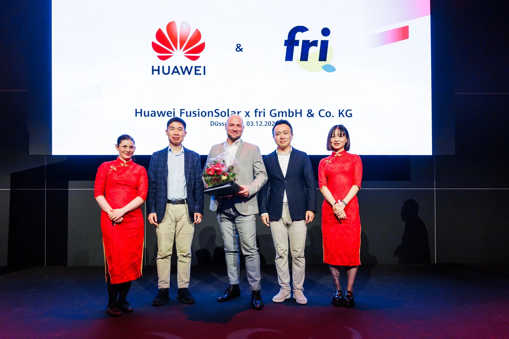 Auszeichnung bei Huawei für fri Energy als Top-Service Unternehmen