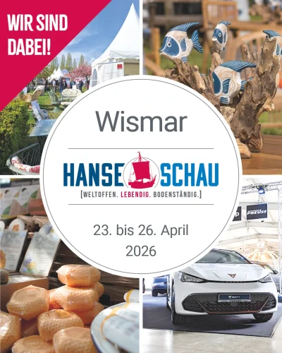 Hanseschau Wismar 2026 - fri Energy ist dabei